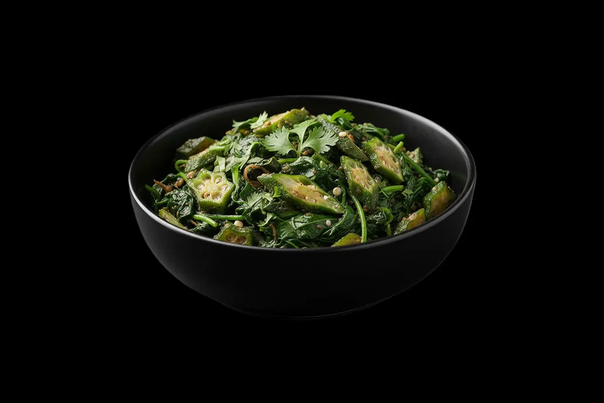 Deresh and Saag Bhajee